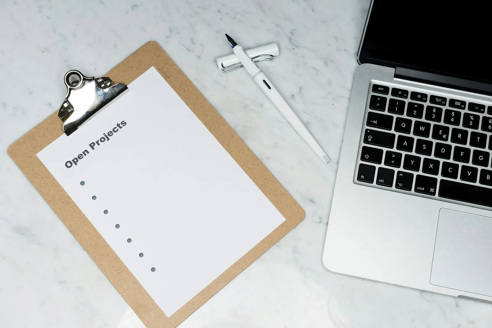 Job seeker planning a project manager application