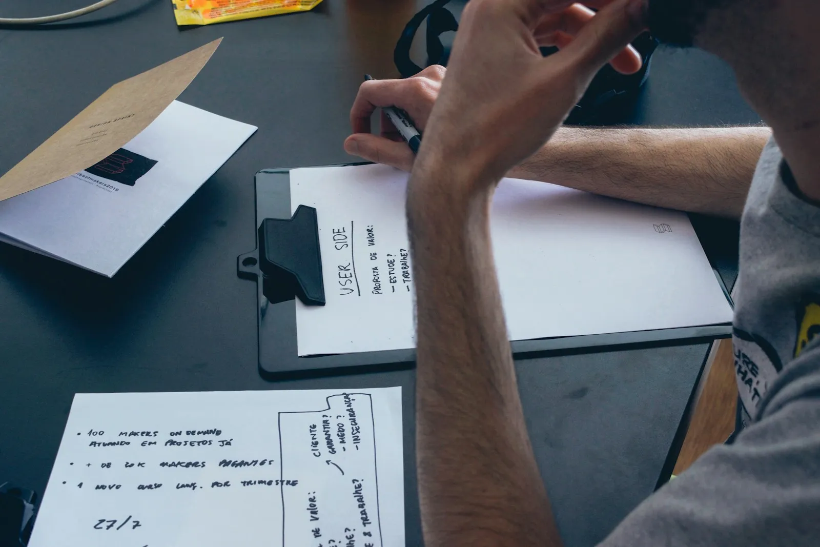 Job seeker planning a operations coordinator application