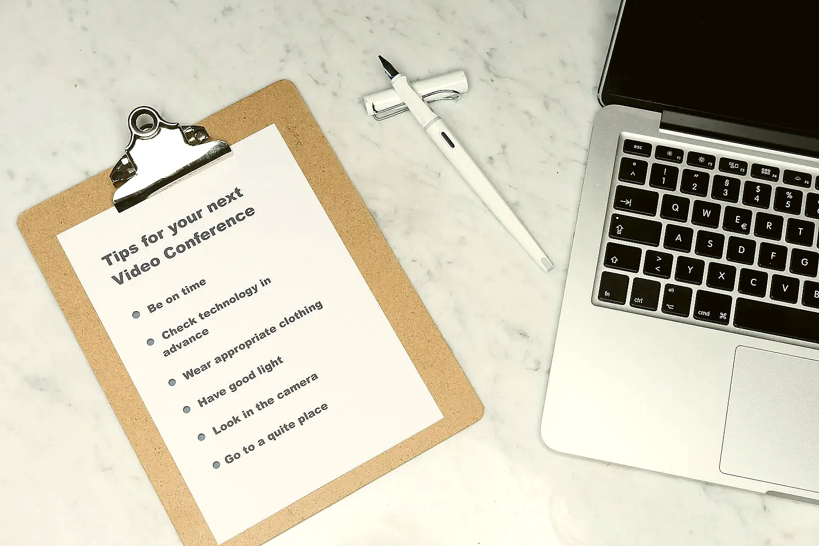 A laptop screen showing a well-structured one-page resume layout.