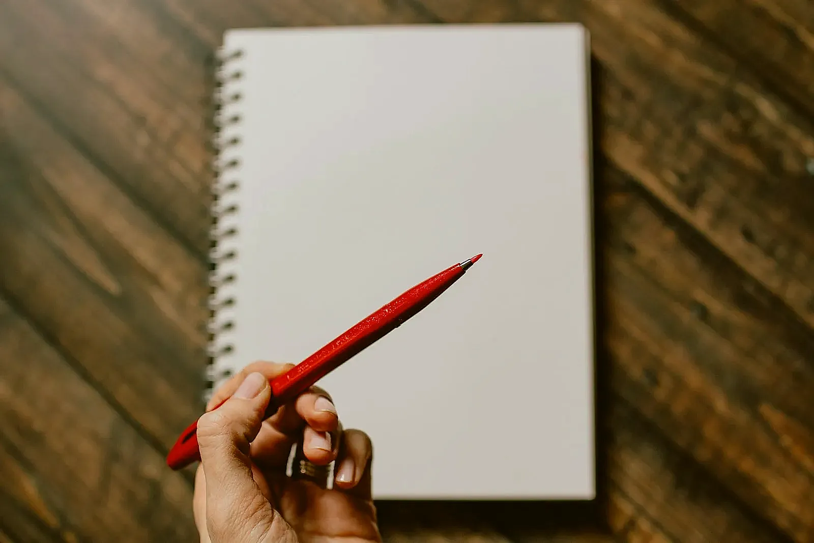 A printed resume with red pen edits and corrections marked on it.